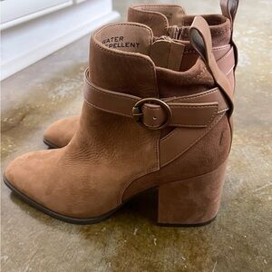 Suede booties